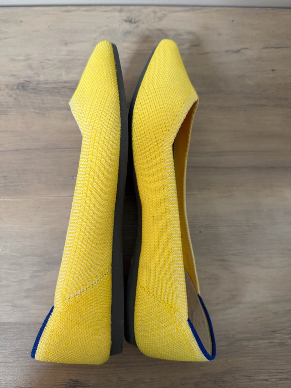 Rothy’s The Point Flats Ballet Marigold Butter Yellow Women’s Size US 6 - Picture 5 of 6